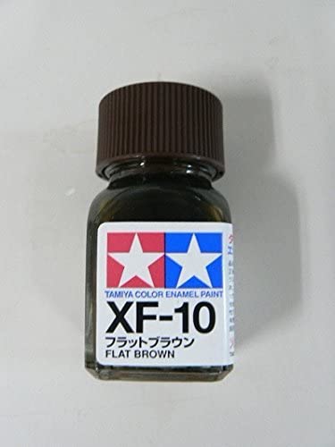 写真は「タミヤカラー エナメル（つや消し） XF-10 フラットブラウン」。価格は165円(税込)