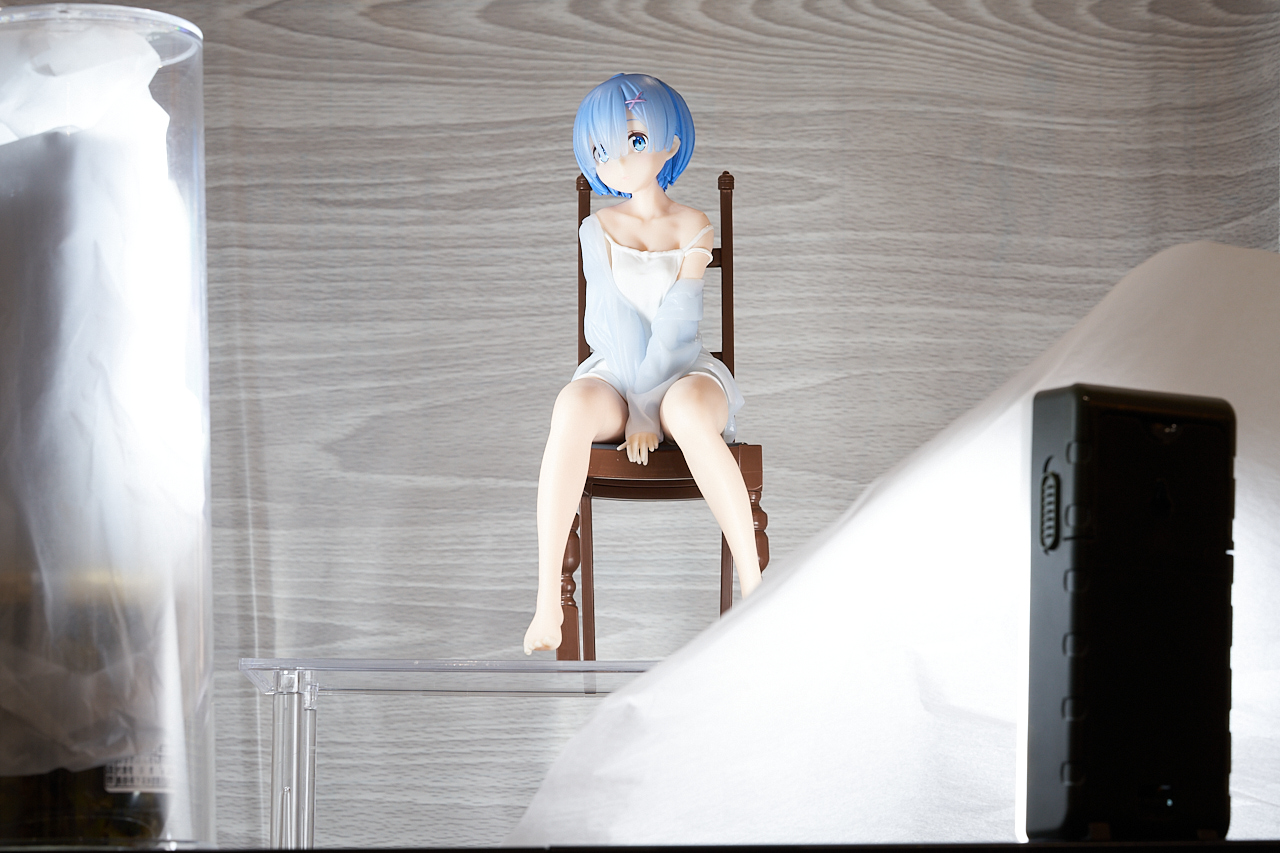 主役がちゃんと写っていればいいので、環境の見た目を気にしない精神とDIY魂、発想が大事。合い言葉は“意識を低くだ”