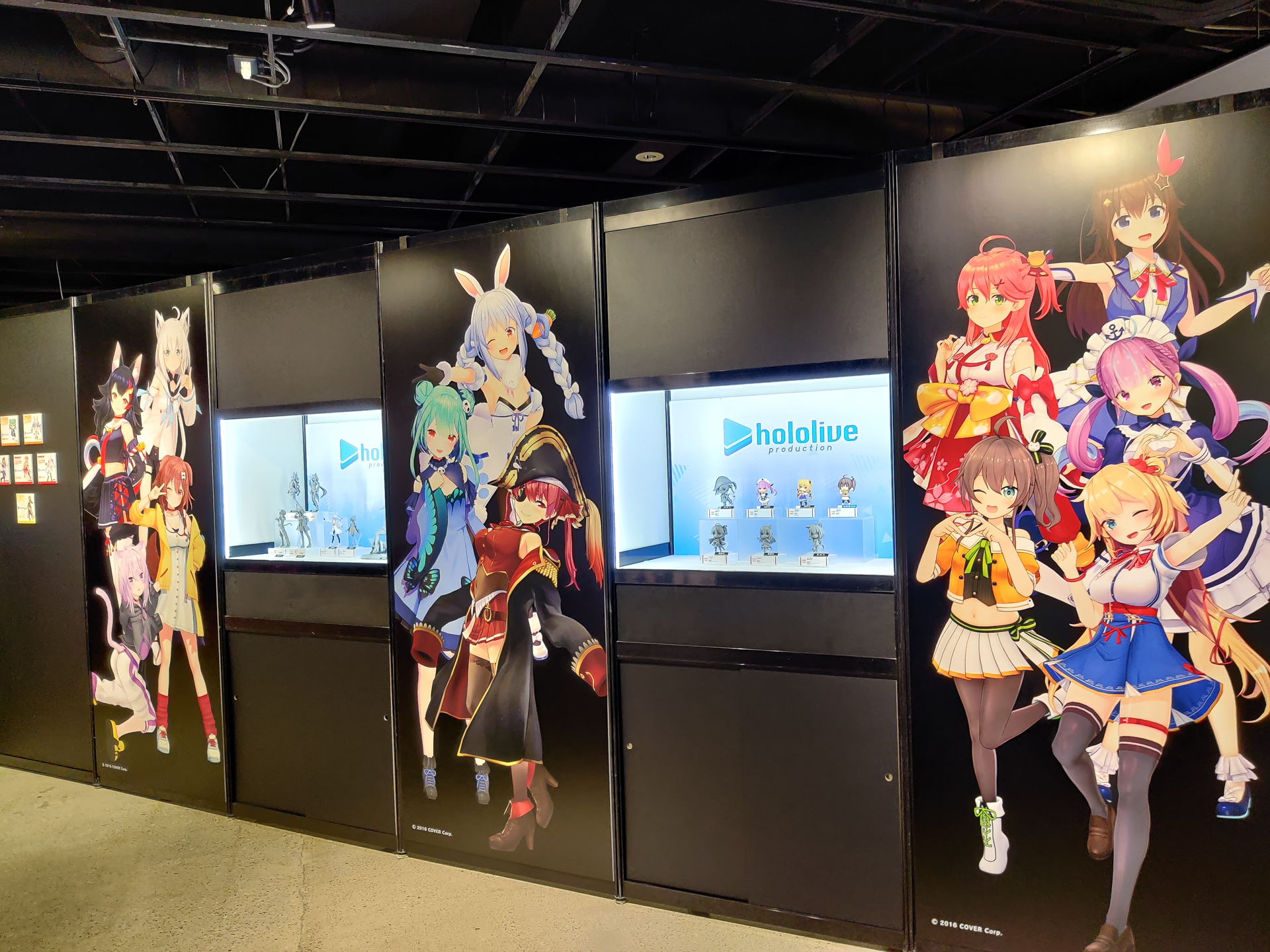 「ワンホビ33」1階突き当たりがホロライブの特設ブースに