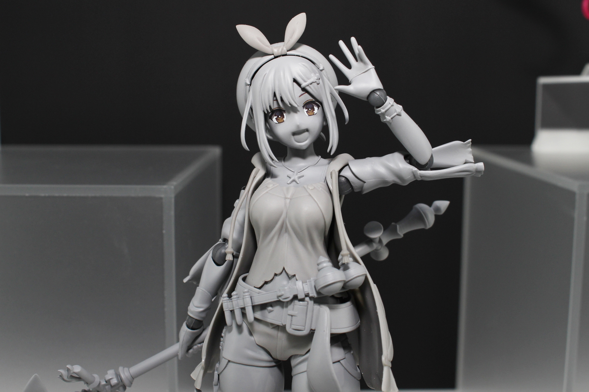 まだ原型の状態だが、爽やかな笑顔はもちろん健在