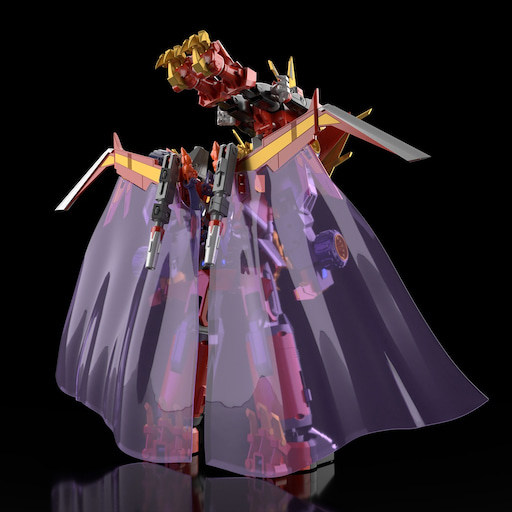 すべてが合体したカイゼルグリッドナイトを再現できる。マントはクリア仕様