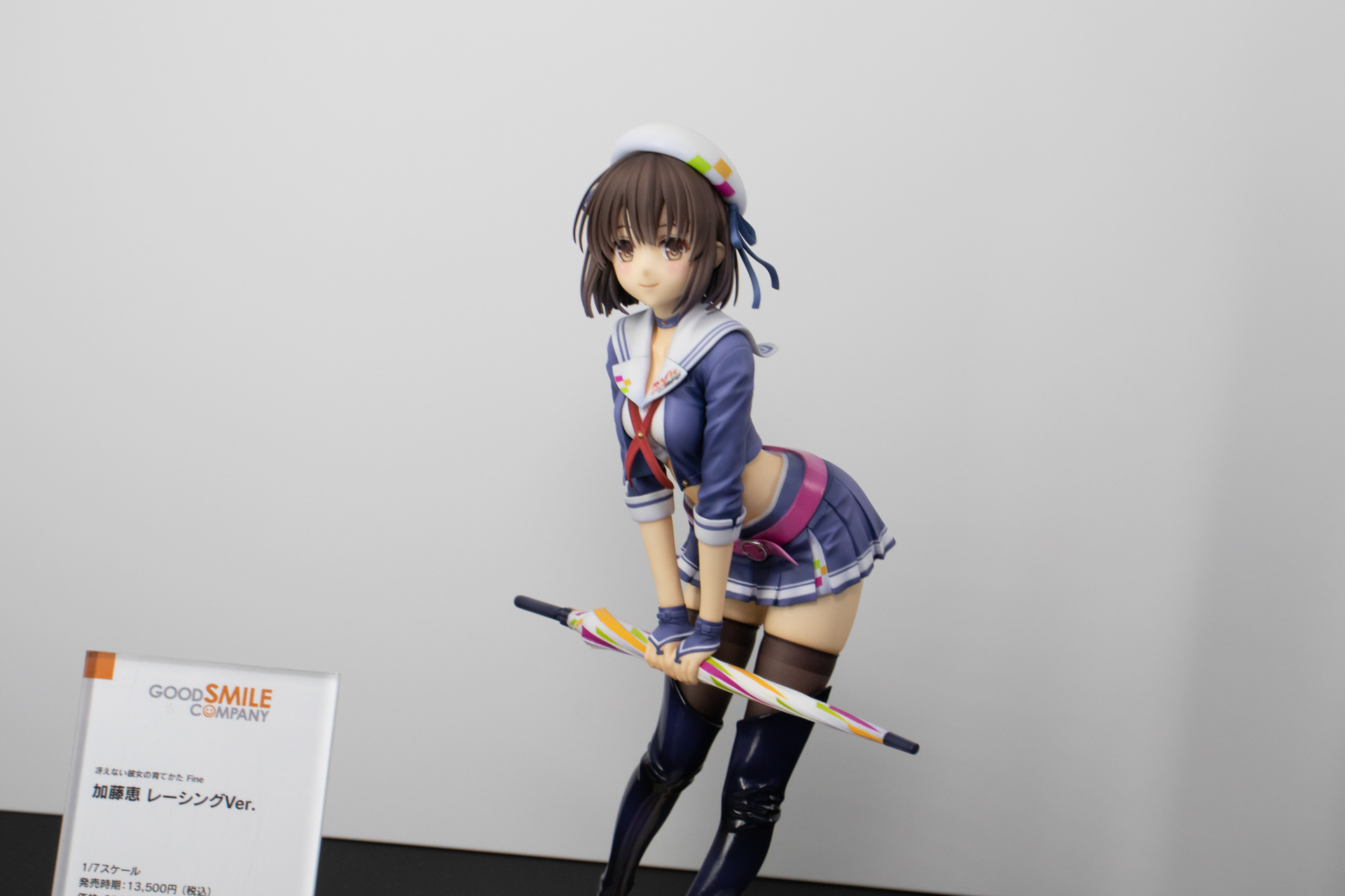 フィギュアのモチーフとなる深崎暮人氏の描き下ろしイラストも展示された