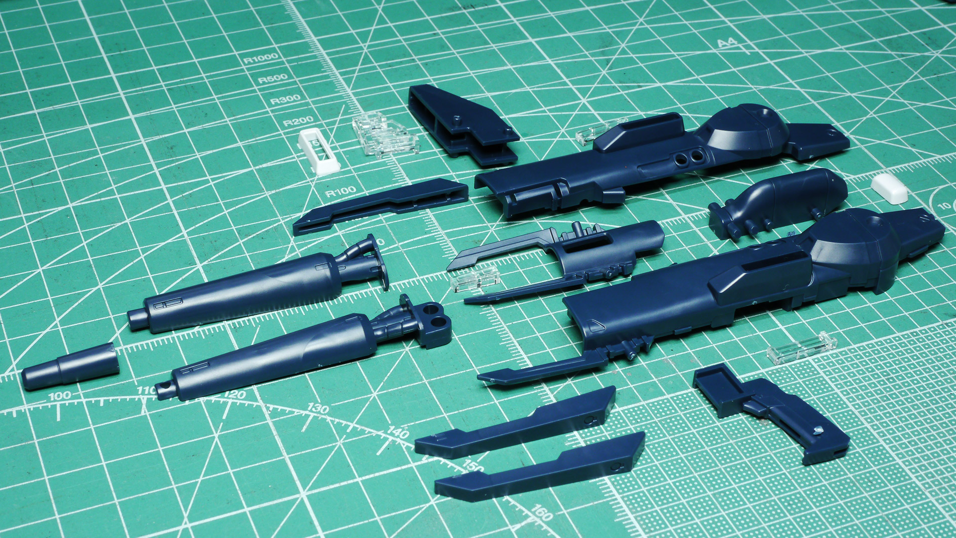 合わせ目がほとんどないすばらしい設計のビーム・ライフル！