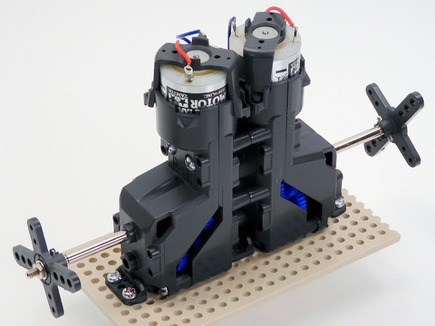 タミヤ、テクニクラフトシリーズ「5速ツインギヤボックスHE」を7月10