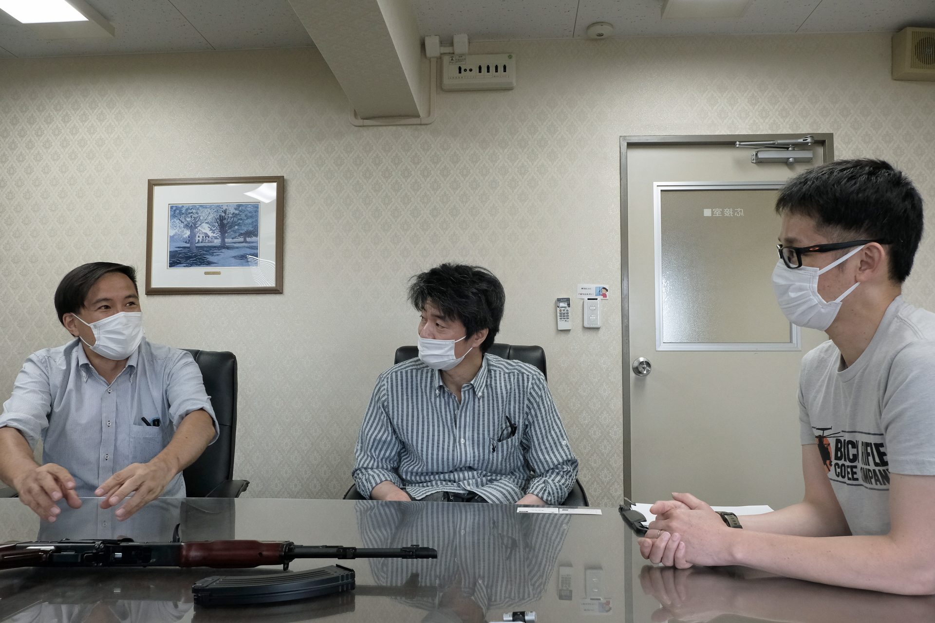 向かって左から島村氏、永井氏、泉氏