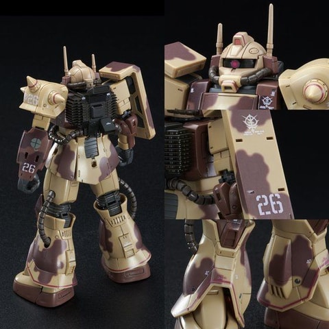 ガンプラ「HG 1/144 ザク・デザートタイプ（ダブルアンテナ仕様