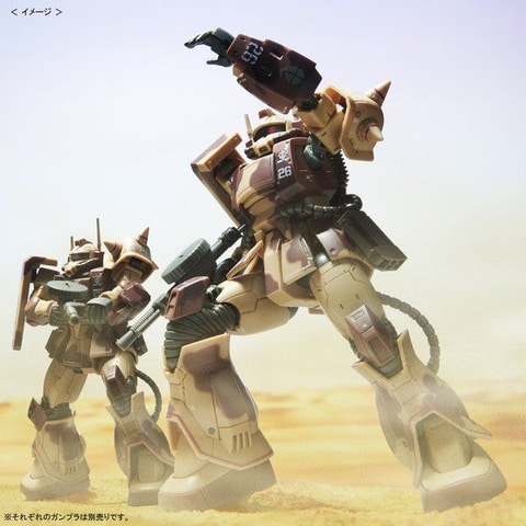 ガンプラ「HG 1/144 ザク・デザートタイプ（ダブルアンテナ仕様