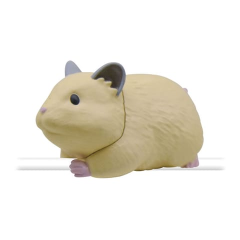 かわいいハムスターズがケーブルをハグ、ガシャポン「ハグコット 助六