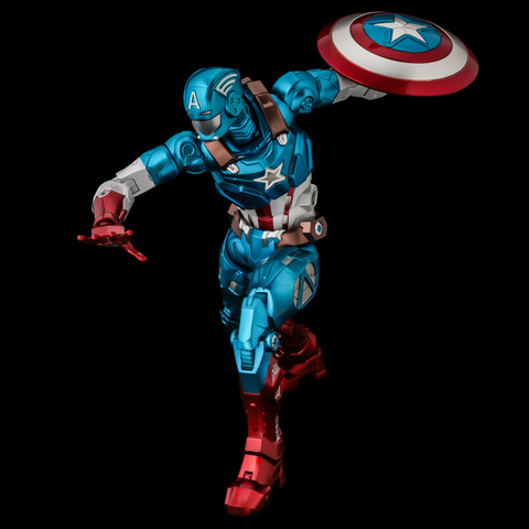 MARVEL キャプテンアメリカ Fighting Armor 千値練(Sentinel) Fighting Armor Captain America Non-Scale