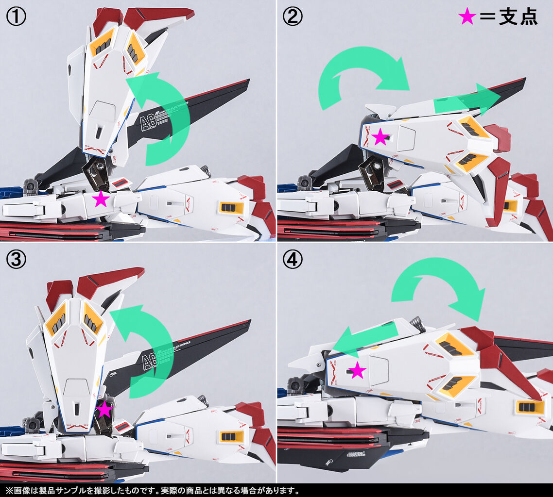 金属パーツは変形の複雑なメカニズムにしっかりした耐久度をもたらしている。プレイバリューの高さは、パーツの耐久度も重要な要素なのだ