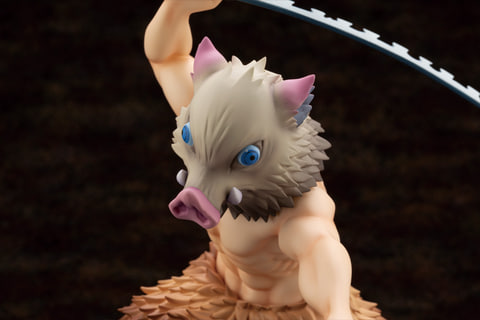 KOTOBUKIYA - コトブキヤショップ限定特典付属 ARTFX J 嘴平伊之助(はしびらいのすけ) 鬼滅の刃 1/8 完成品 フィギュア(PP925) コトブキヤ 5efe185afb0211d0dd0e77734556c5