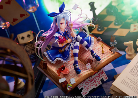 ノーゲーム・ノーライフ 白 不思議の国アリス eStream ノーゲーム・ノーライフ」より、フィギュア「白 -不思議の国の