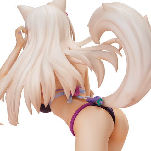 ネコぱら」より「ココナツ」＆「アズキ」の水着Ver.フィギュアがフリー