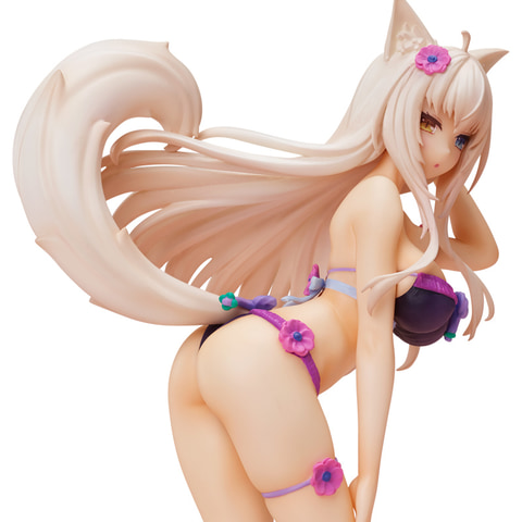ネコぱら」より「ココナツ」＆「アズキ」の水着Ver.フィギュアがフリー