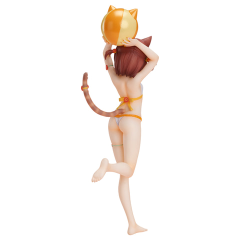 ネコぱら」より「ココナツ」＆「アズキ」の水着Ver.フィギュアがフリー