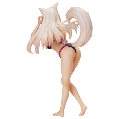 ネコぱら」より「ココナツ」＆「アズキ」の水着Ver.フィギュアがフリー