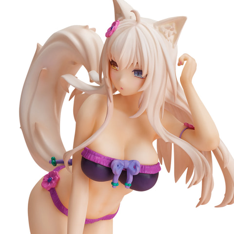 ネコぱら」より「ココナツ」＆「アズキ」の水着Ver.フィギュアがフリー