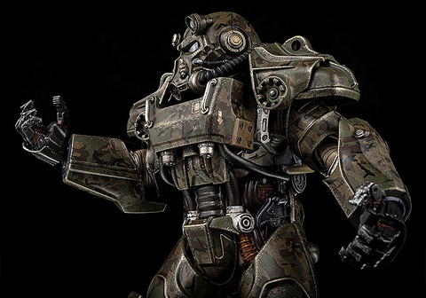 フォールアウト」の荒廃した世界を行く重厚なパワードアーマーが
