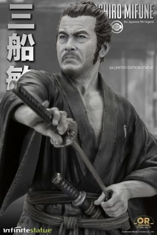 名優 三船敏郎氏の生誕100周年アニバーサリースタチューが12月発売。豆