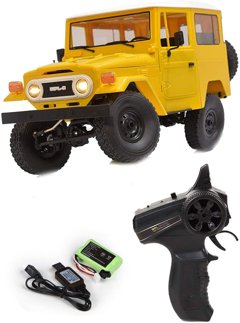 WPLJAPAN「C34」WPL 正規品 技適付き RCカー (イエロー)