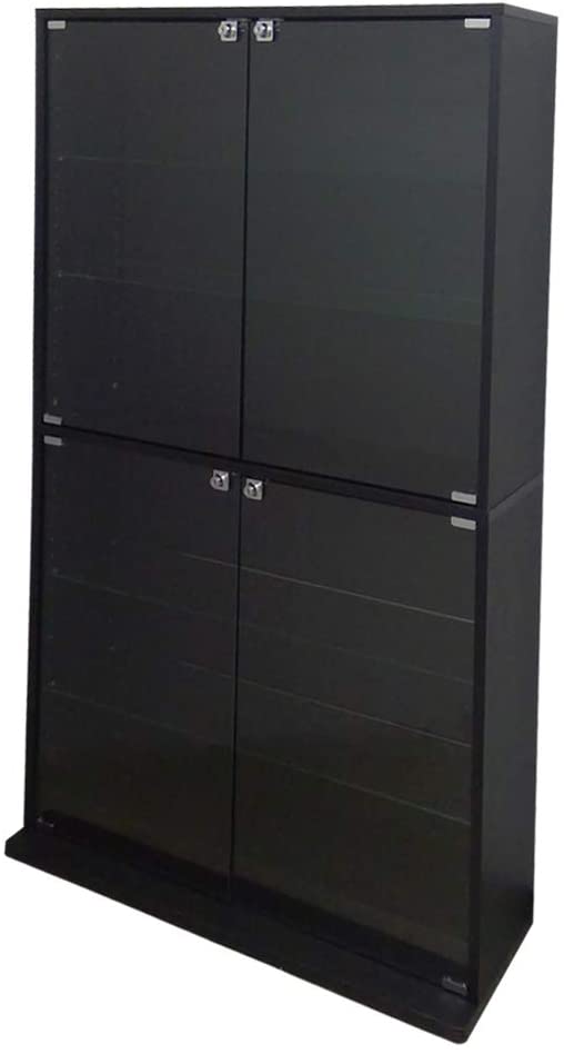 90×18×160cm（幅×奥行×高さ）タイプ 浅型 ブラック