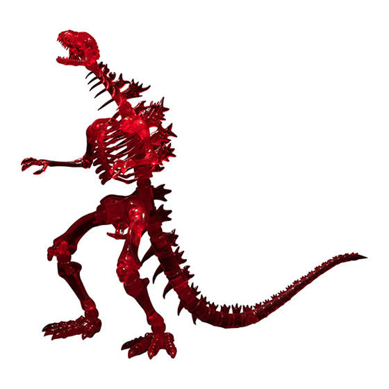 ゴジラノホネ（clear red）