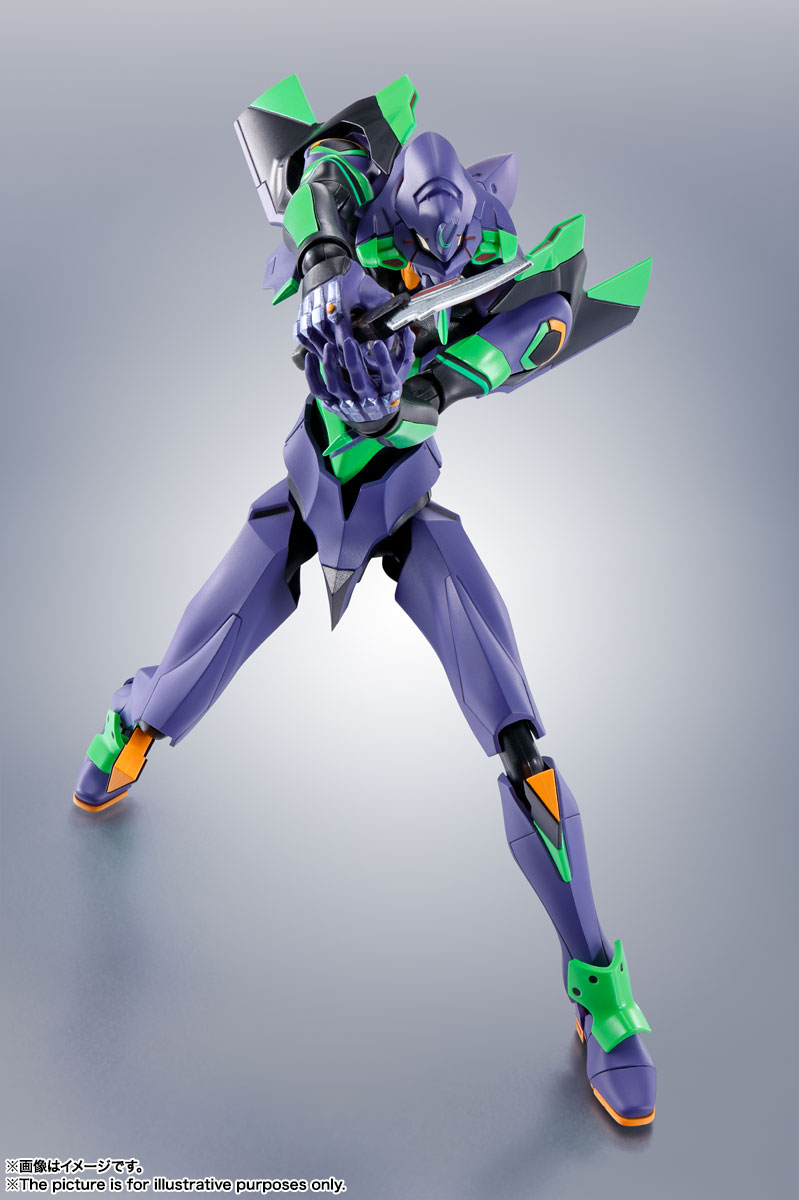 カシウスの槍を使用すれば劇中のシーンが再現可能。※「ROBOT魂 ＜SIDE EVA＞ エヴァンゲリオン第13号機」は別売り