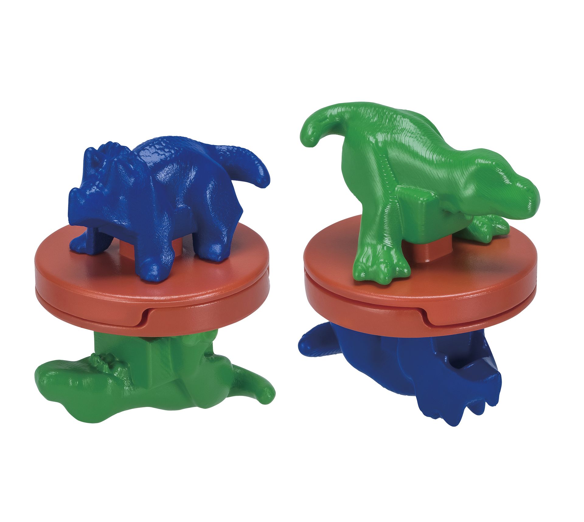 恐竜型のオセロ石で対局