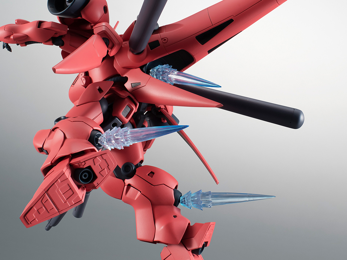 バーニアエフェクトパーツは肩部や脚部のほかシュツルム・ブースターにも取り付け可能