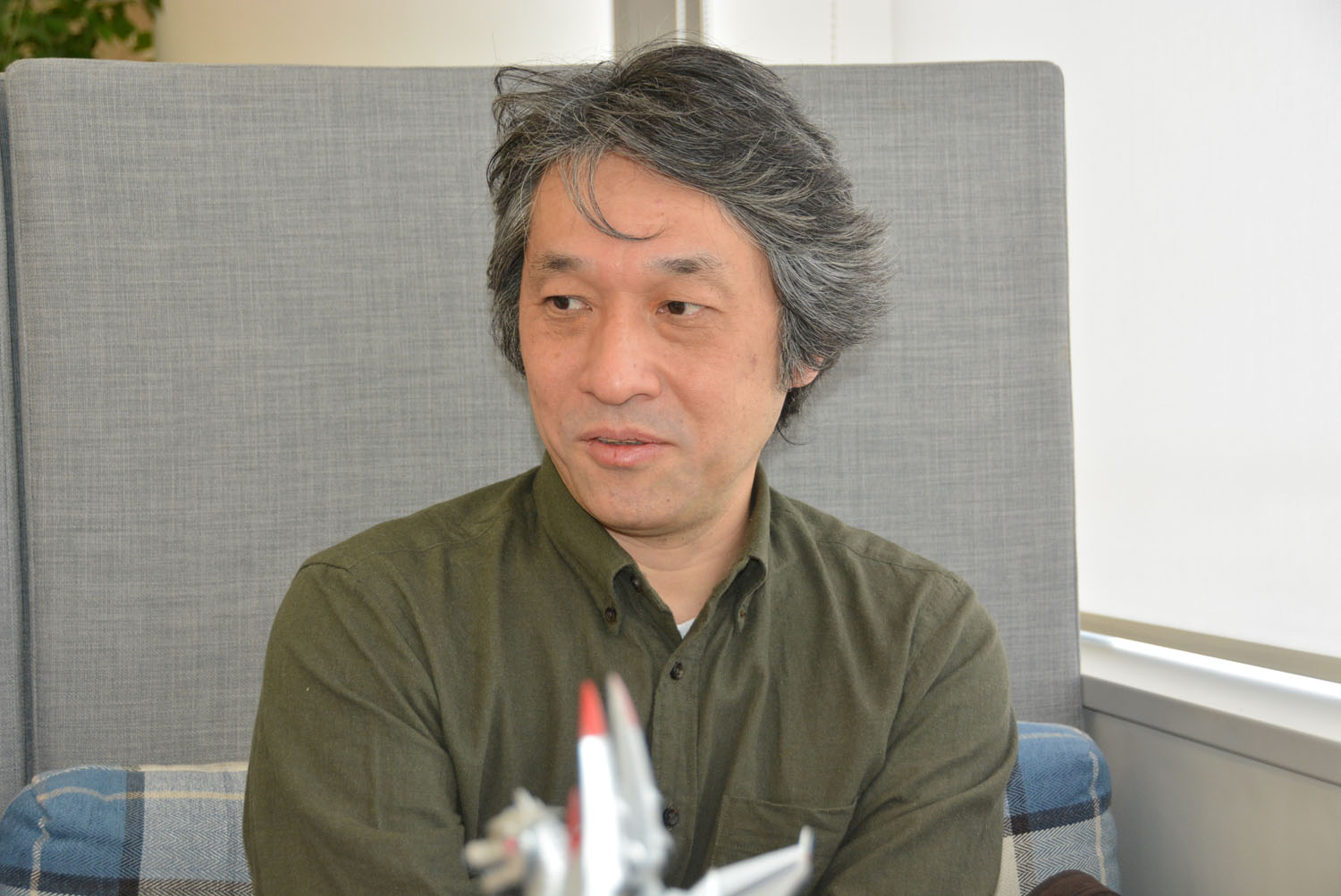 「超合金 魂MIX メカゴジラ（生頼範義ポスターVer.）」でインタビューさせていただいた西川伸司氏。写真は前回のインタビュー時のもの
