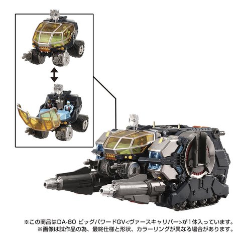 ダイアクロン」プレイバリューメガ盛りマシン登場！「DA-80