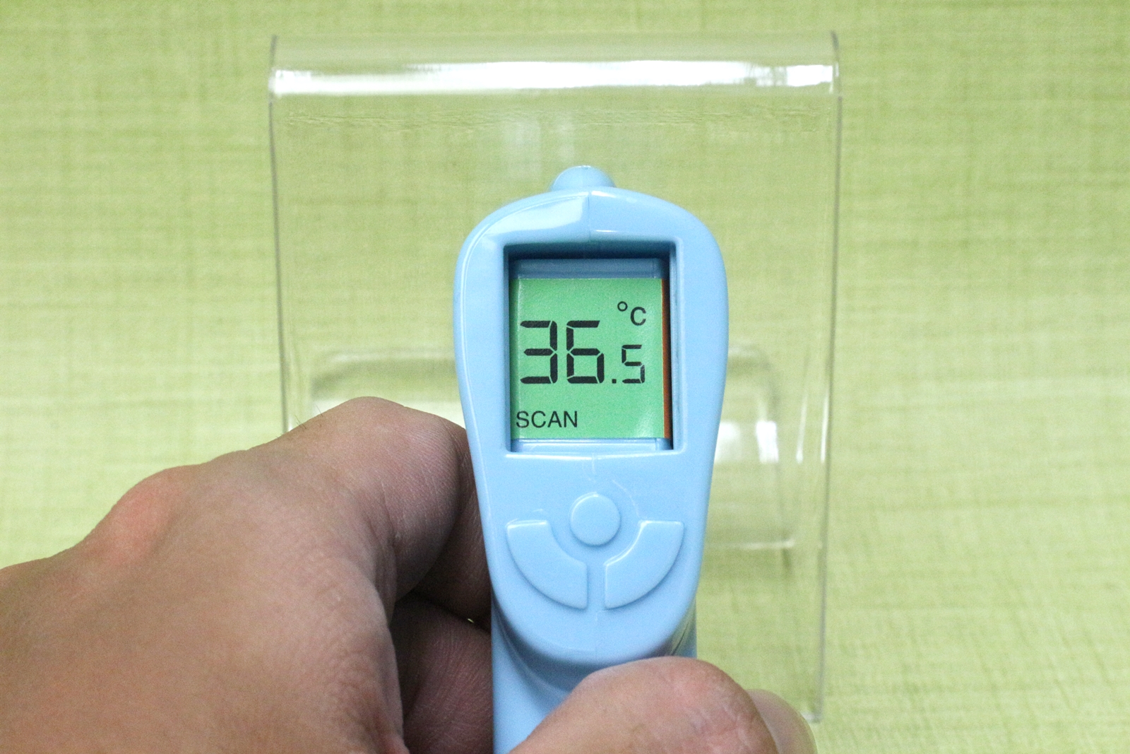 表示される温度は3種類