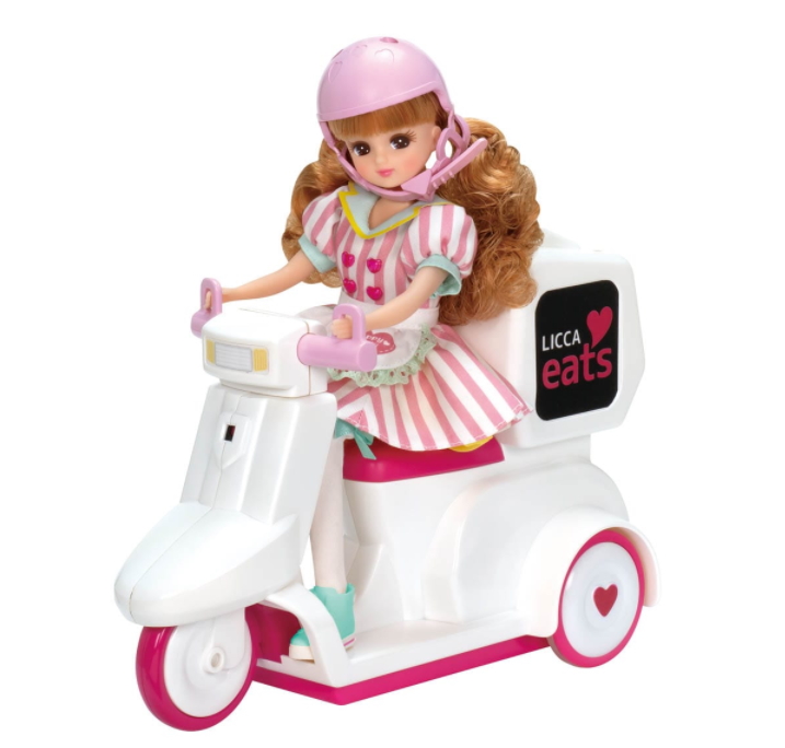 「リカちゃんイーツ おとどけスクーター」（2020年7月発売）