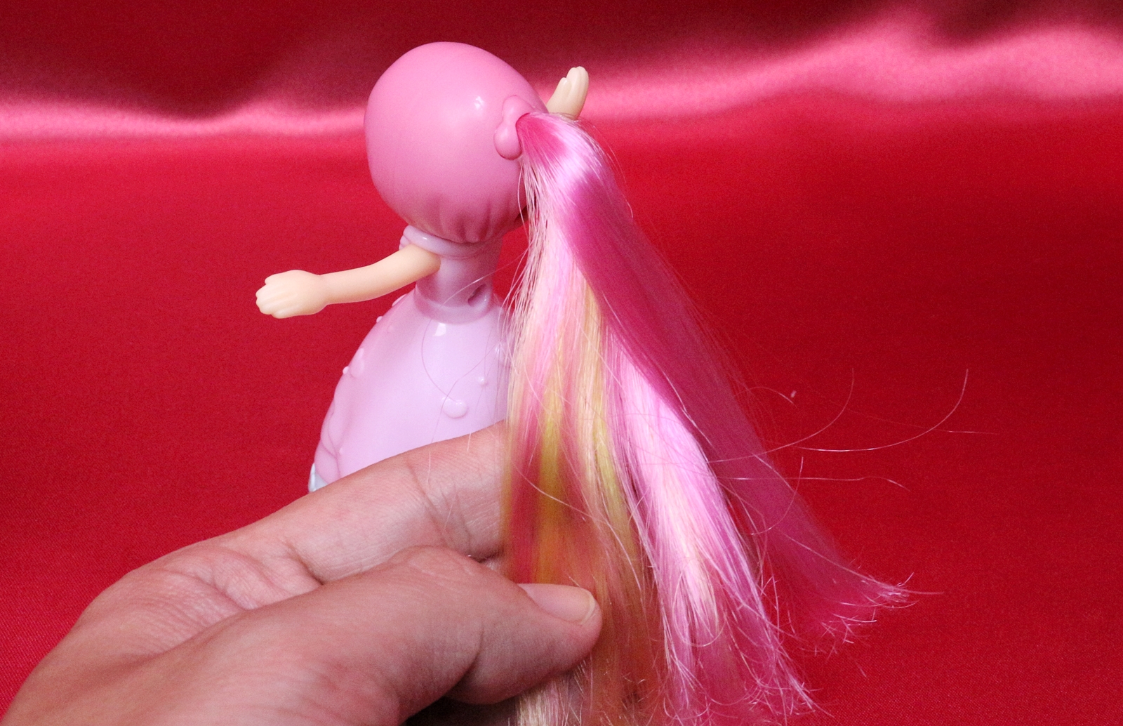 イエローのメッシュが入っている