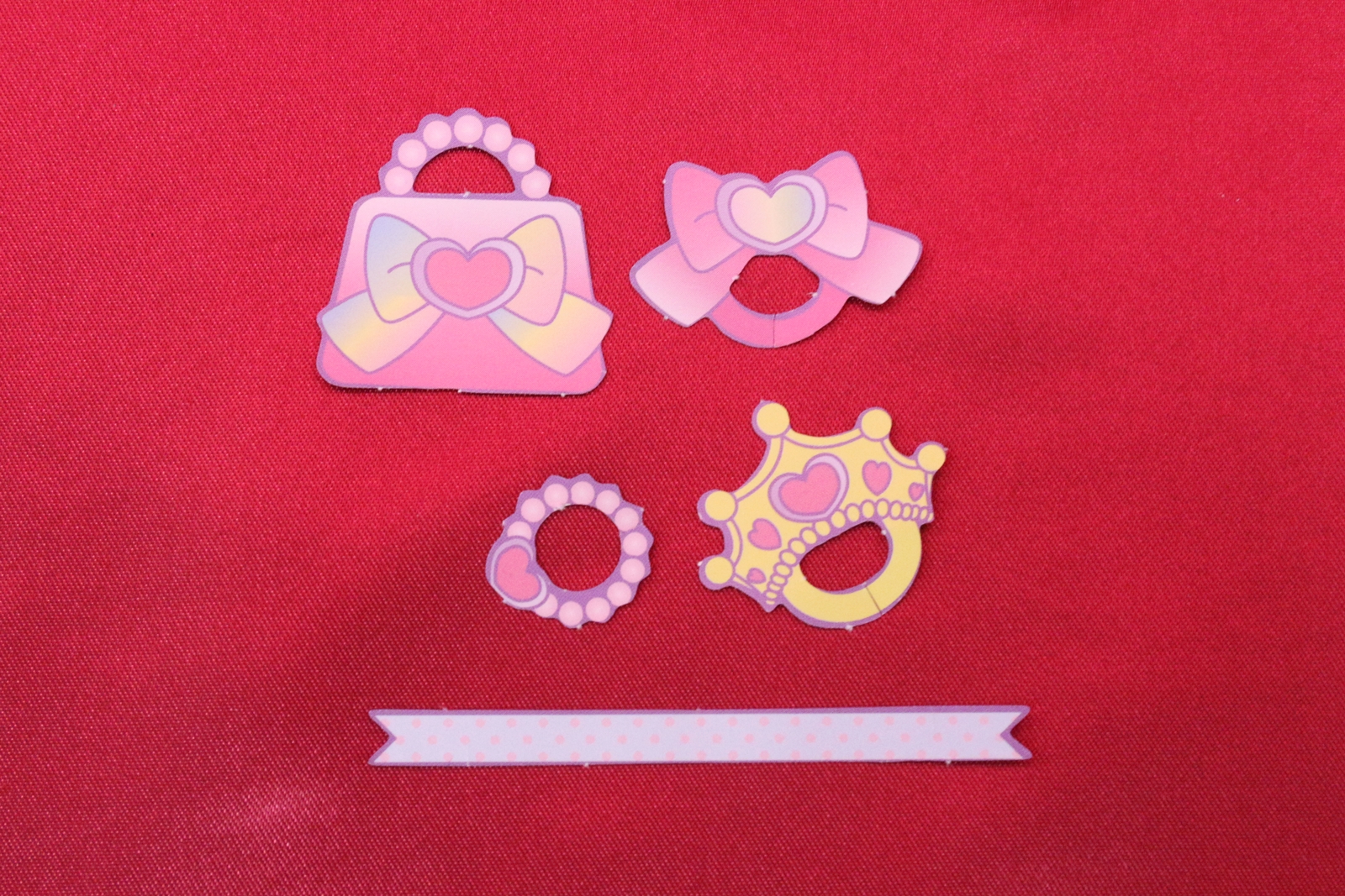 ブレスレットをつけてみる