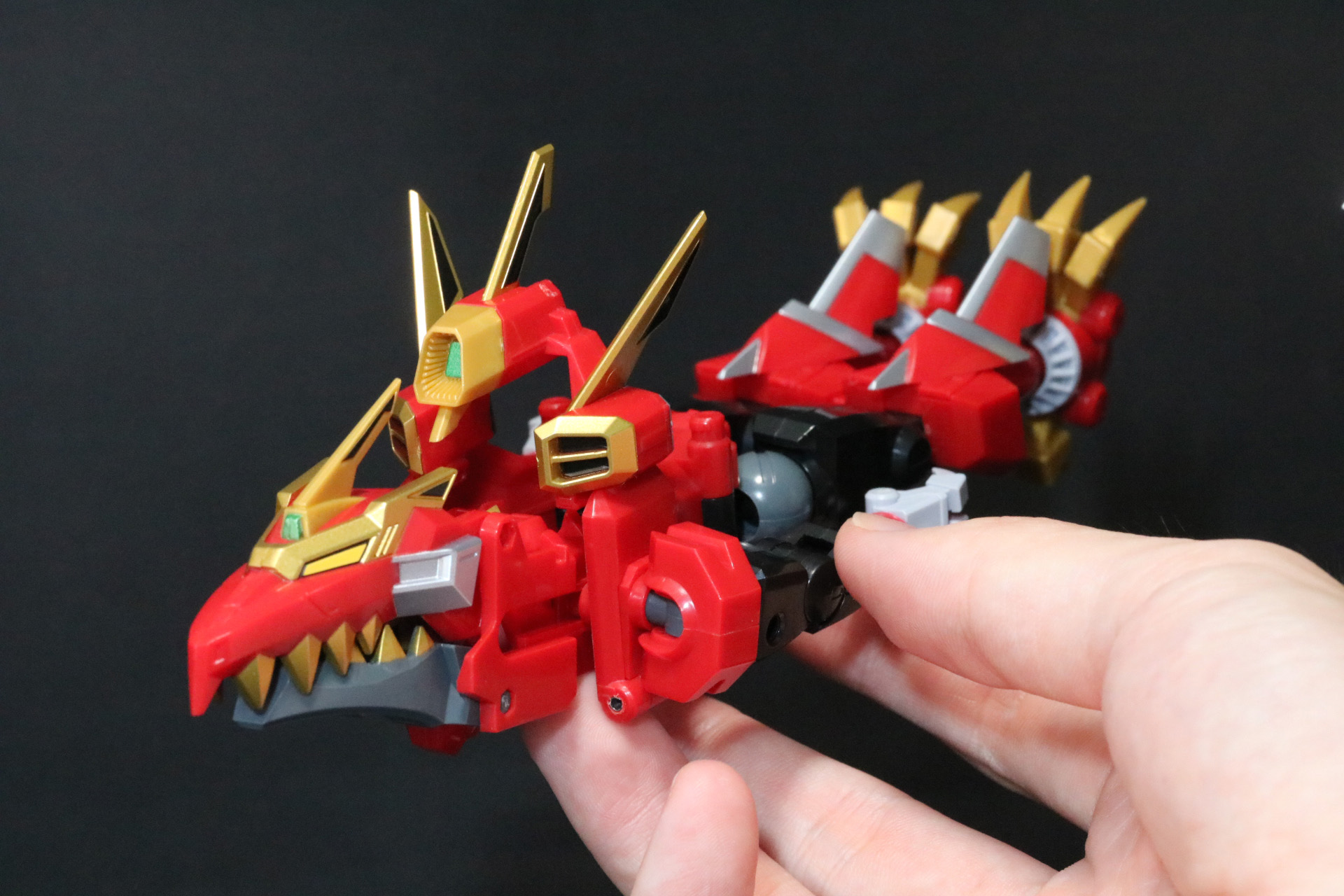 「ダイナミックキャノン」に「ダイナゼノン」の頭部パーツを付ける