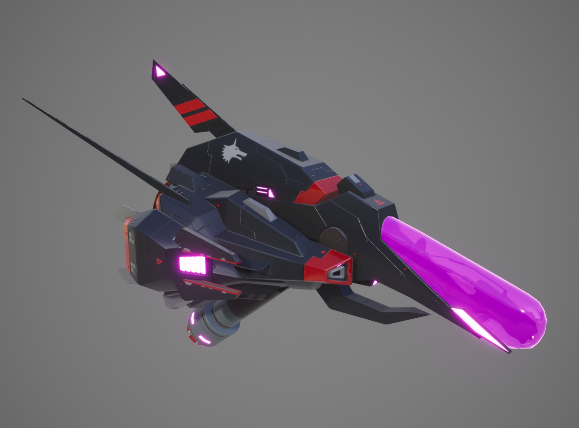 ゲーム内のモデルをレンダリングしたもの。設計の元となるCGだ