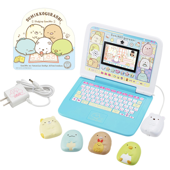 10月14日に発売の、「カメラもIN！マウスできせかえ！すみっコぐらしパソコンプレミアムプラス」。価格は20,900円（税込）。クリスマス商戦に向け、早くもニューバージョンが発表された