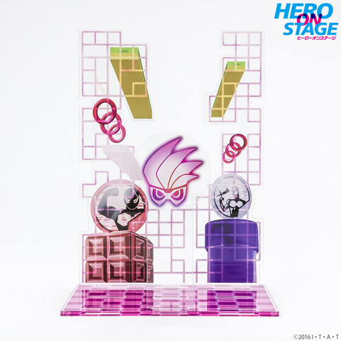 仮面ライダーエグゼイド　劇場グッズ　コンプリート 仮面ライダー」シリーズの世界観を再現できる卓上ディスプレイ