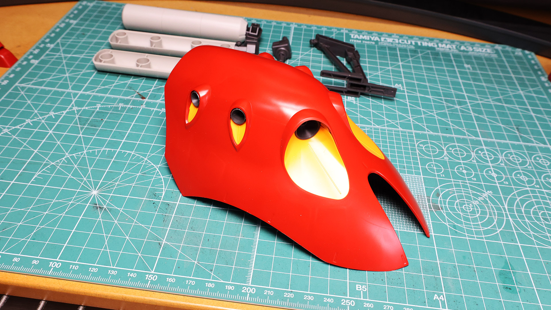 組み上げるとこの密度感！合いもぴったりで気持ちがいい