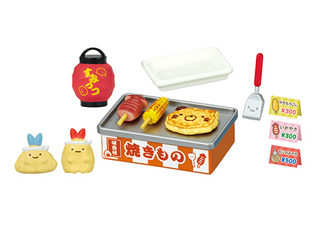 すみっコぐらし 屋台セット たこ焼き すみっコぐらし」、縁日をテーマにしたミニフィギュアが発売中