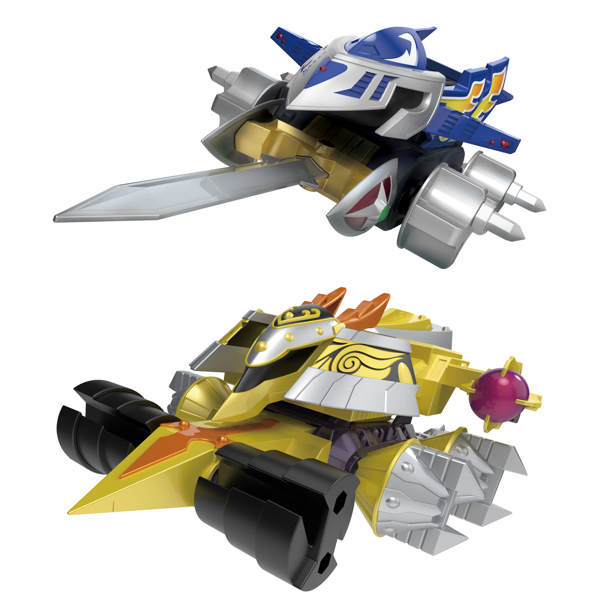 「クラッシュギア」シリーズで2021年12月に発売する3商品のうちの1つ「SMP[SHOKUGAN MODELING PROJECT] クラッシュギア BATTLE1」（税込2,200円）では主人公機「ガルダイーグル」とライバル機「鎧輝」を収録