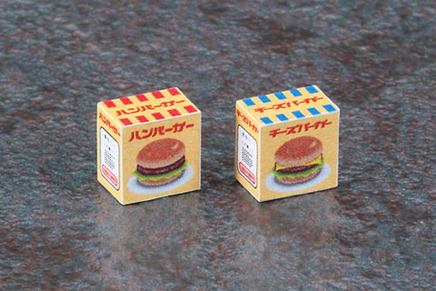 ハセガワ、プラモデル「レトロ自販機（ハンバーガー）」を10月27日頃に