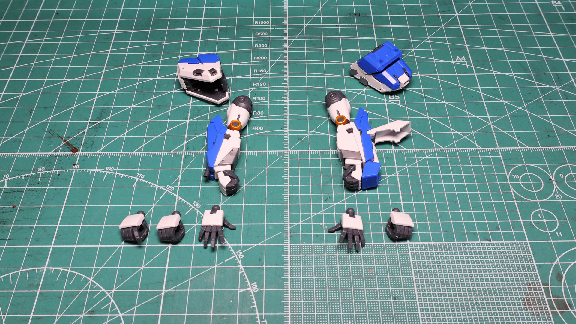 ビーム・ガンの伸縮はこのとおり。簡単な構造でこの表現力！