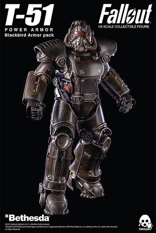 Fallout」より、フィギュア「1/6 T-51 ブラックバード・アーマー