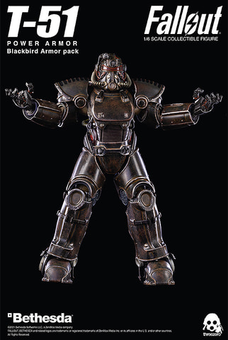 Fallout」より、フィギュア「1/6 T-51 ブラックバード・アーマー