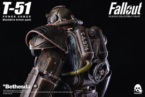 Fallout」より、フィギュア「1/6 T-51 ブラックバード・アーマー