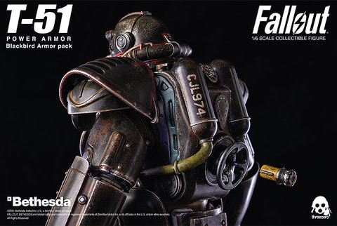 Fallout」より、フィギュア「1/6 T-51 ブラックバード・アーマー