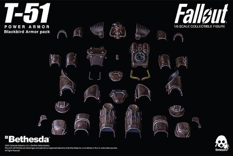 Fallout」より、フィギュア「1/6 T-51 ブラックバード・アーマー