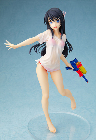 【美少女フィギュア】❗️ アルベド 桜島麻衣 等 全11点セット❗️❗️ シャツが濡れてビキニがあらわに！ 「青ブタ」より「桜島麻衣 水鉄砲